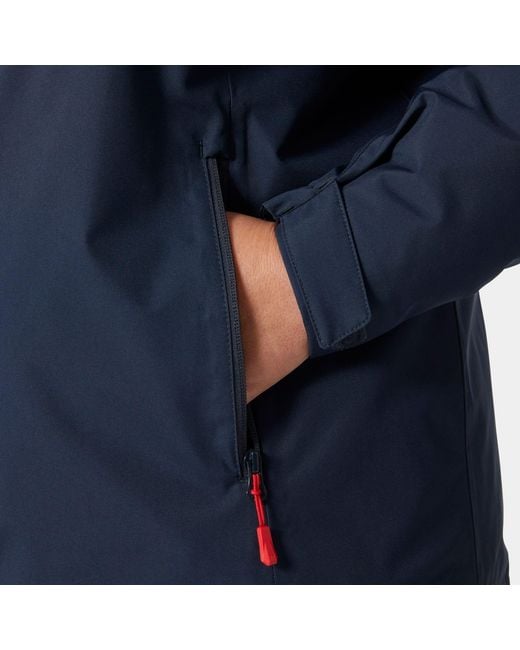Helly Hansen Blue Hooded Crew Midlayer Plus Jacket 2.0
