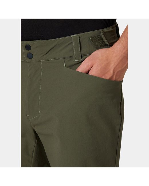 Helly Hansen Green Blaze Softshell Shorts for men