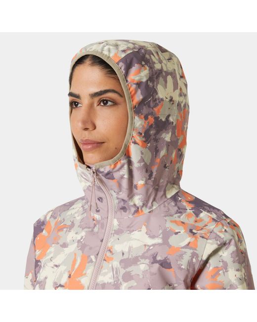 Helly Hansen Red Graphic Rain Jacket