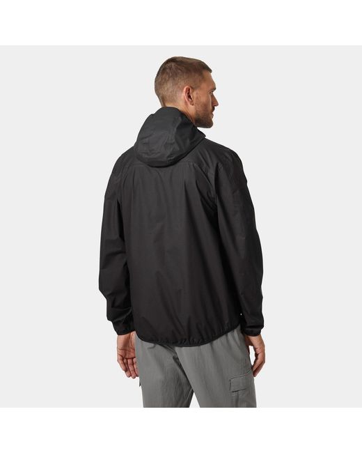 Helly Hansen Black Verglas 2.5-Layer Fastpack Jacket for men