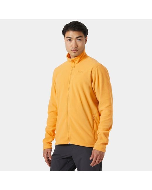 Helly Hansen Orange Daybreaker Full Zip Fleece Jacket Yellow for men