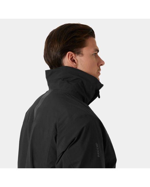 Helly Hansen Black Kvitfjell Infinity Down Ski Jacket for men