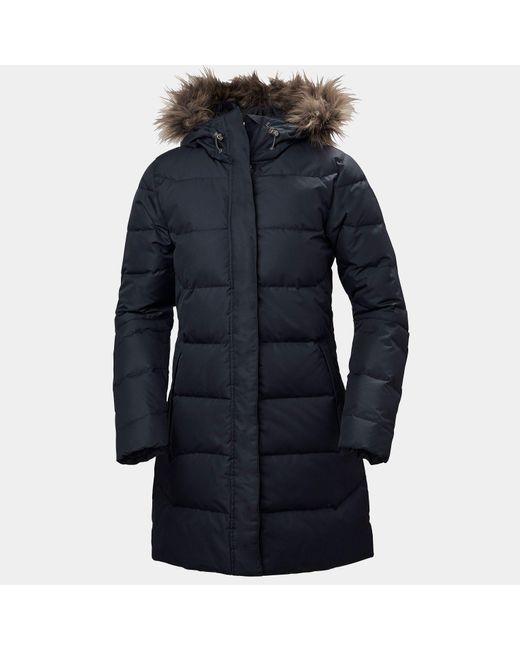 Helly Hansen Blue Aden Down Long Parka