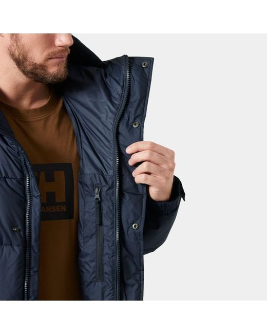 Helly Hansen Blue Escape Down Parka for men