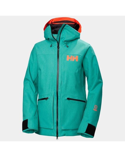 Helly Hansen Blue Powderqueen 3.0 Durable Ski Jacket