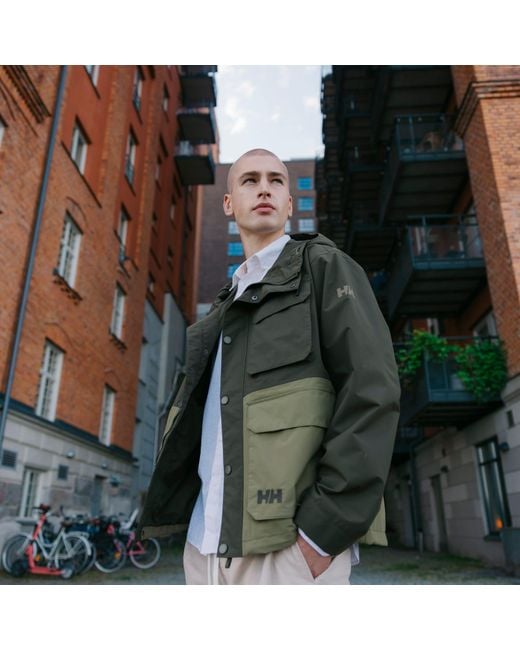 Escape Utility Rain Jacket Hombre Helly Hansen de hombre de color Green