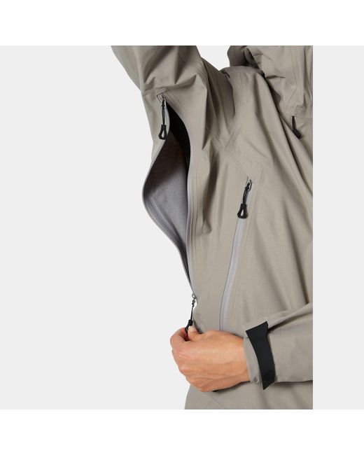 Helly Hansen Gray Odin 9 Worlds 3.0 Shell Jacket