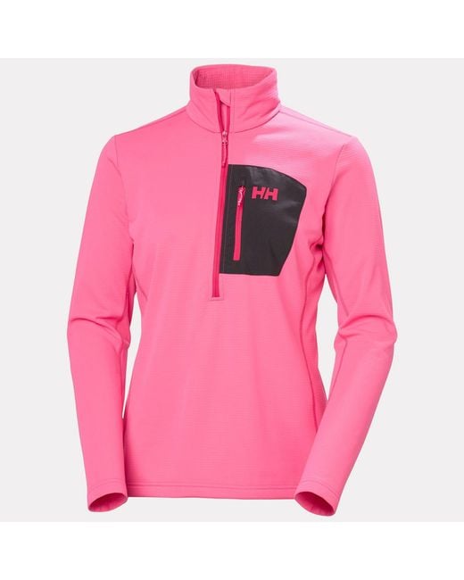 Helly Hansen Pink Versalite Half Zip Fleece