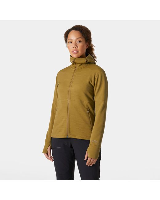 Helly Hansen Green Evolved Air Hooded Midlayer