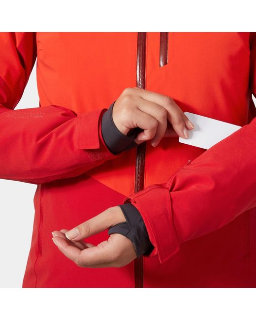 Helly Hansen Red Alphelia Ski Jacket