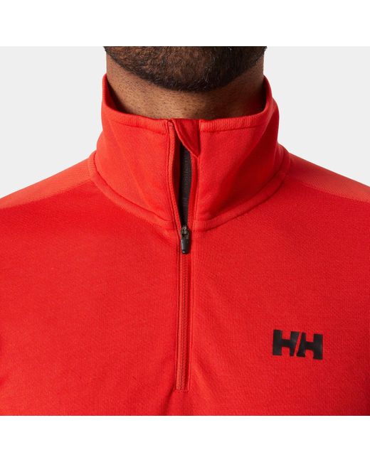 Helly Hansen Red Hp Half-Zip Pullover 2.0 for men
