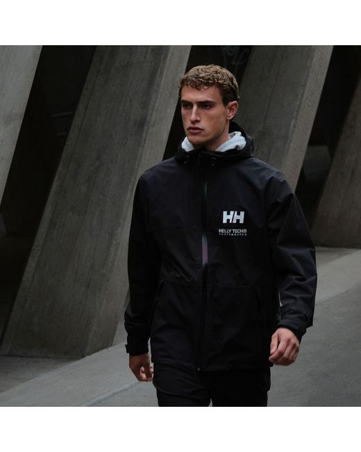 Helly Hansen Black Ace Rain Jacket for men
