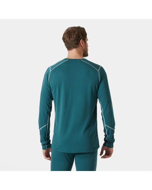 Helly Hansen Green Lifa Active Crew Warm Base Layer for men