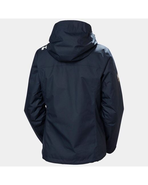 Crew Hooded Pile Jacket Helly Hansen de color Blue