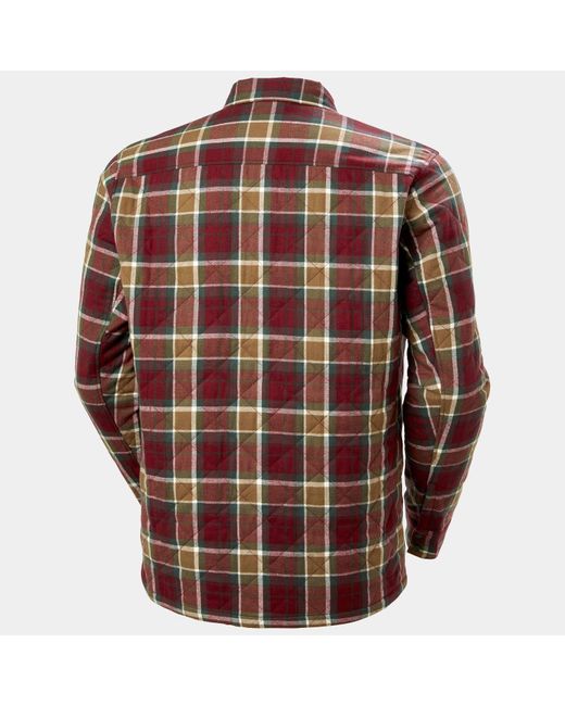 Helly Hansen Brown Isfjord Insulated Shacket for men