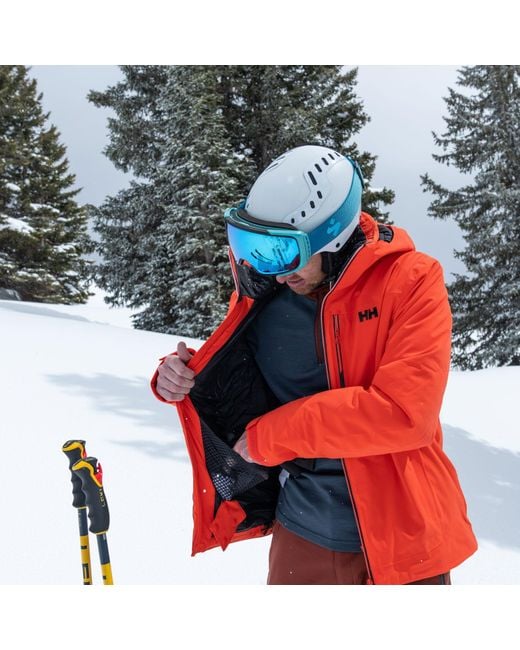 Helly Hansen Alpha Lifaloft Lightweight Ski Jacket Red for men
