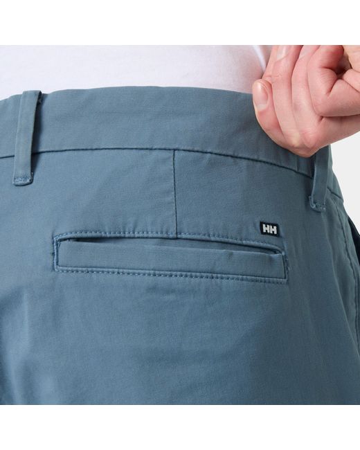Helly Hansen Blue Bryggen Chino Trousers for men