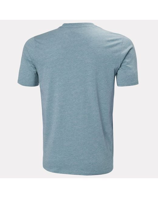Helly Hansen Blue Hh Tech Logo T-Shirt for men