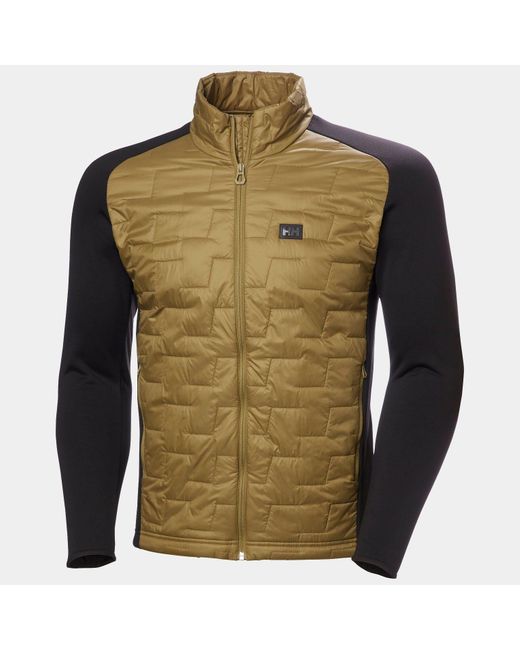 Helly Hansen Green Lifaloft Hybrid Lightweight Insulator Jacket for men
