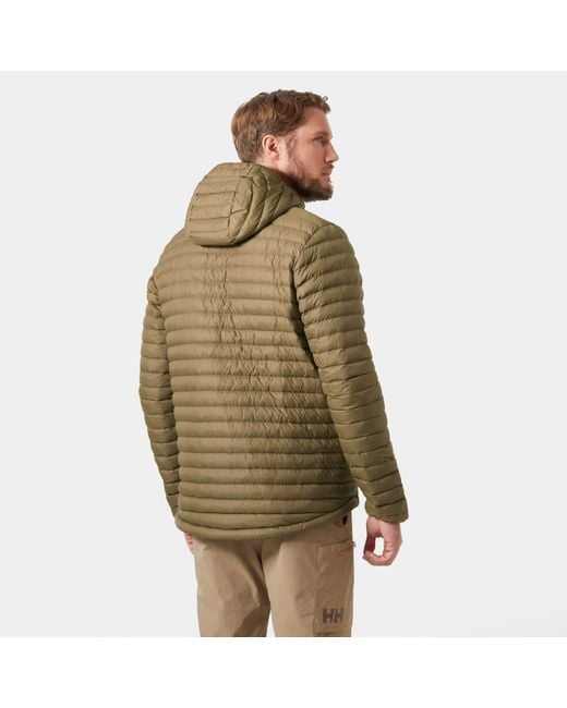 Helly Hansen Green Sirdal Hooded Insulator Jacket for men