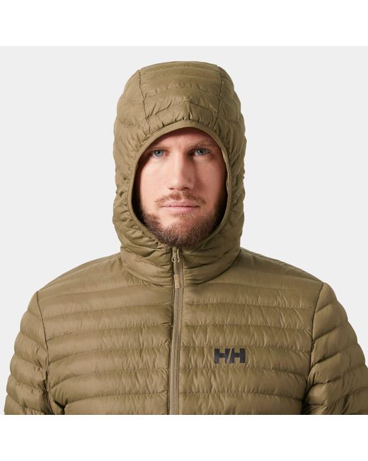 Helly Hansen Green Sirdal Hooded Insulator Jacket for men