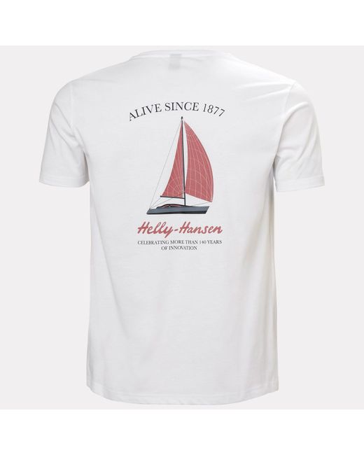 Shoreline T-Shirt 3.0 Hombre Helly Hansen de hombre de color White
