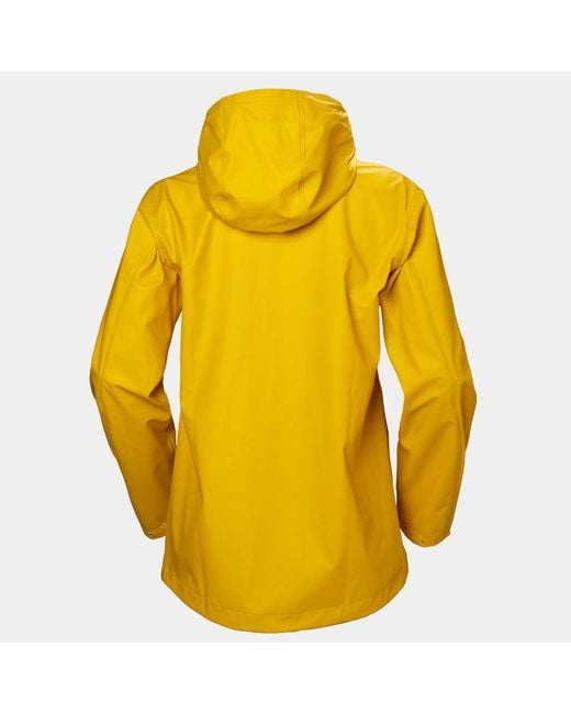 Helly Hansen Yellow Moss Iconic Waterproof Rain Jacket