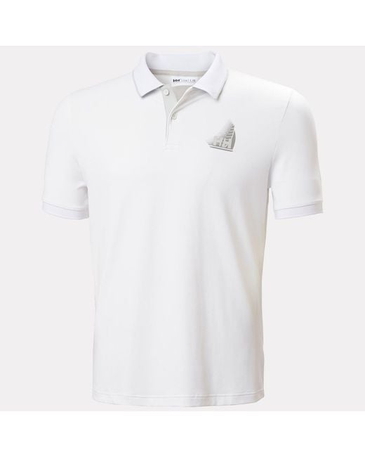 Helly Hansen White Hp Figari Polo for men