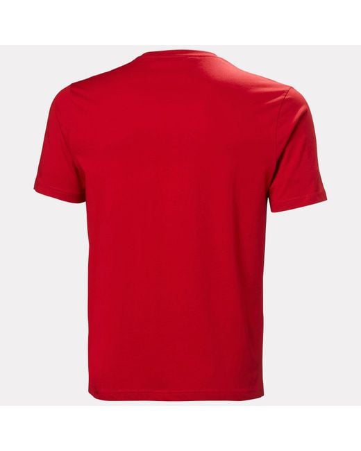 Helly Hansen Red Hh Logo T-Shirt 2.0 for men