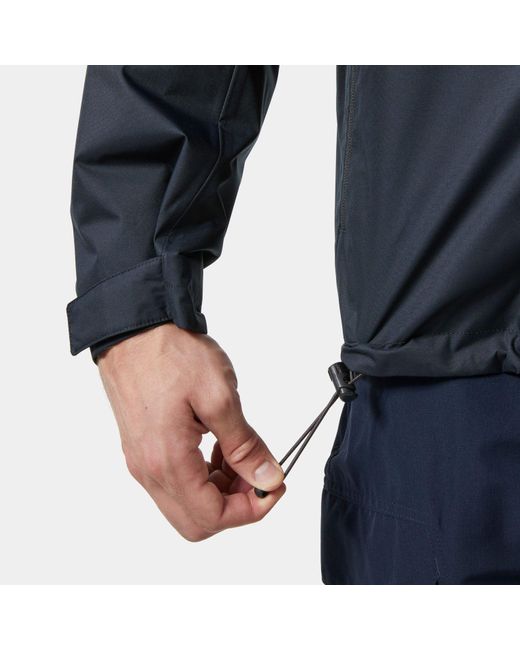 Helly Hansen Blue Crew Hooded Pile Jacket for men