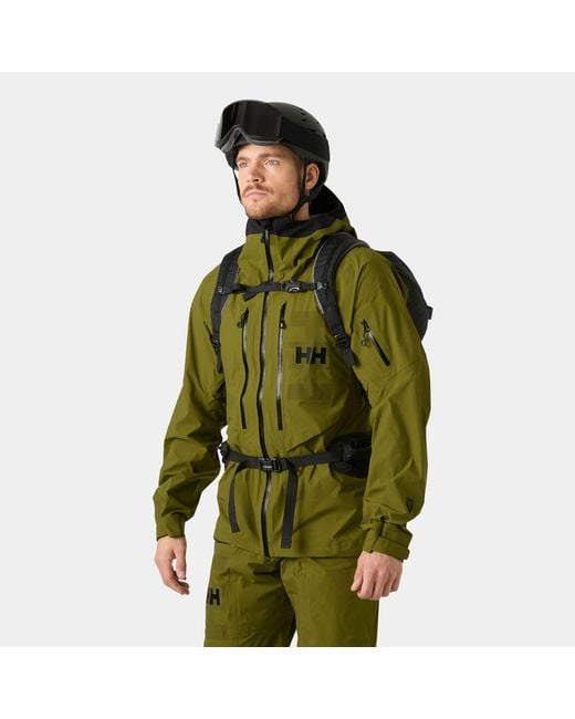 Lifa Merino Midweight Crew Base Layer Verde di Helly Hansen in Green da Uomo