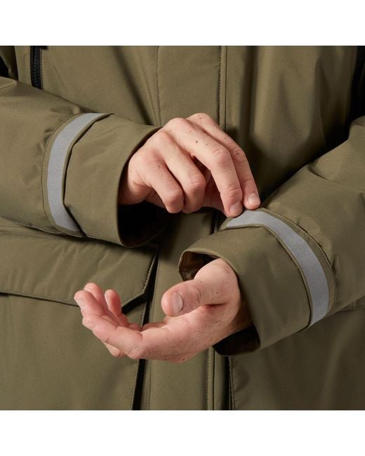Helly Hansen Green Reine Winter Parka for men