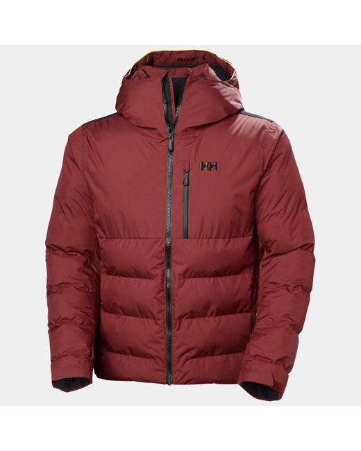 Helly Hansen Red Kvitfjell Race Puffy Ski Jacket for men