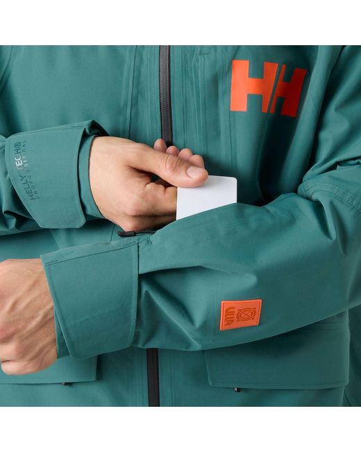 Helly Hansen Green Emiko Shell Jacket for men