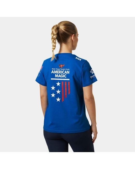 Helly Hansen Blue American Magic Cotton T-Shirt