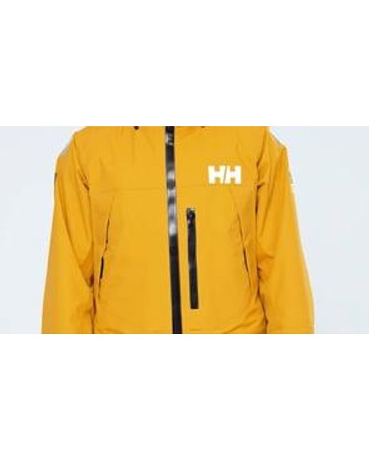 Helly Hansen Yellow Aegir Ocean Sailing Jacket for men