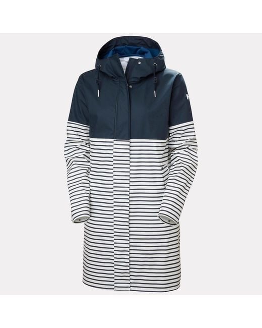 Helly Hansen Blue Moss Block Pu Raincoat