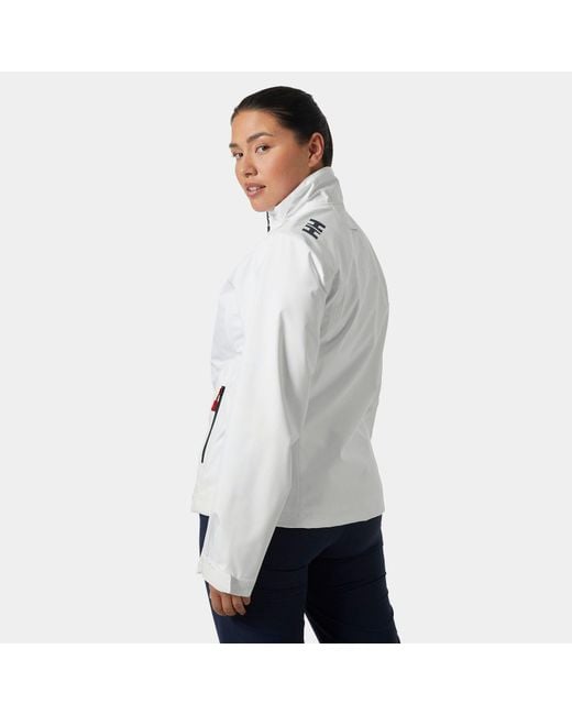 Crew Sailing Jacket 2.0 Mujer Helly Hansen de color Gray