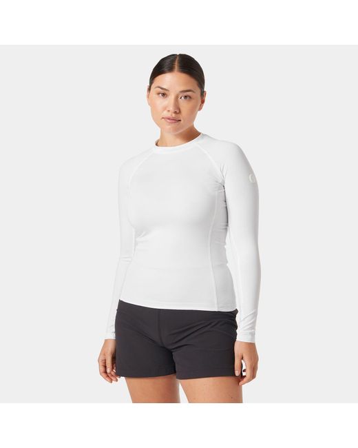 Helly Hansen White Waterwear Rashguard