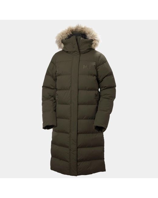 Helly Hansen Green Aria Long Parka Damen