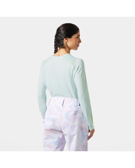 Helly Hansen Blue Lifa Active Crew Lightweight Base Layer