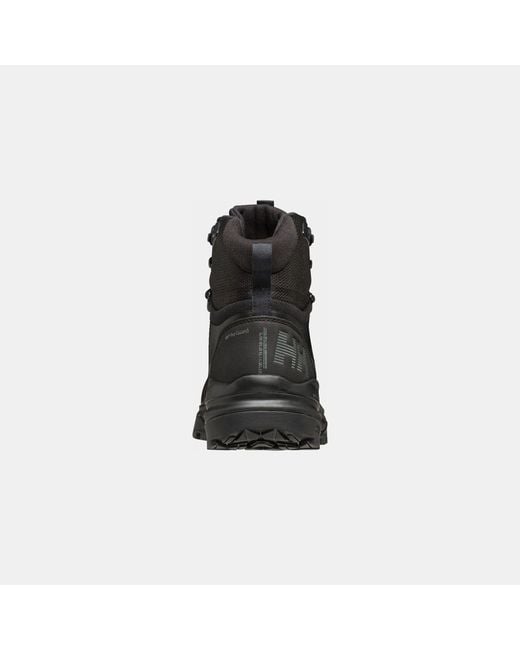 Helly Hansen Black Ascender Mid Helly Tech Waterproof Hiking Boots for men