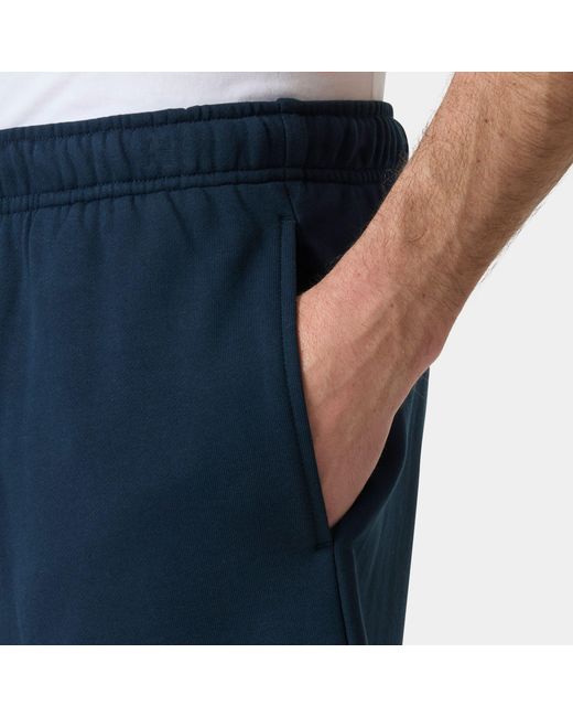 Helly Hansen Blue Terry Loop 6” Shorts for men