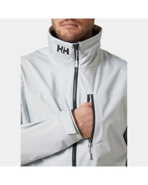 Helly Hansen Gray Crew Jacket 2.0 for men