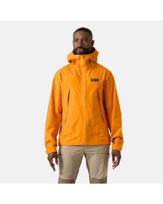 Helly Hansen Orange Verglas Infinity Shell Jacket 2.0 for men