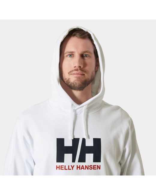 Helly Hansen Gray Hh Logo Hoodie for men