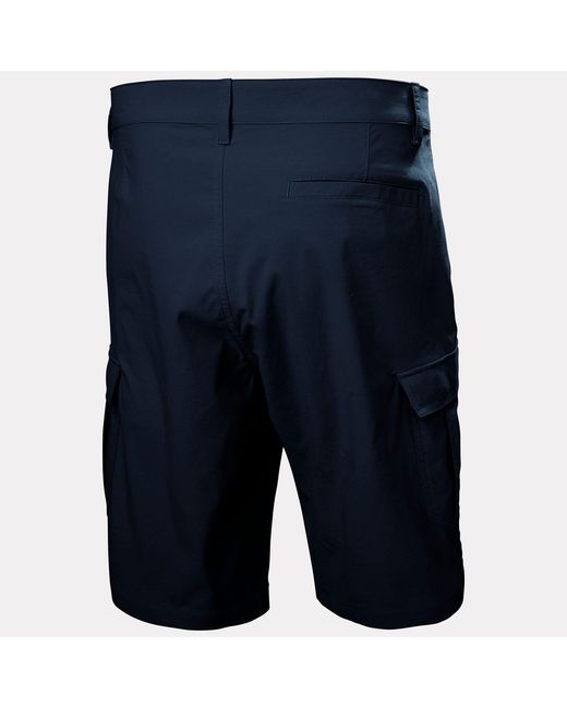 Helly Hansen Blue Quick-Dry Cargo Shorts 11" for men