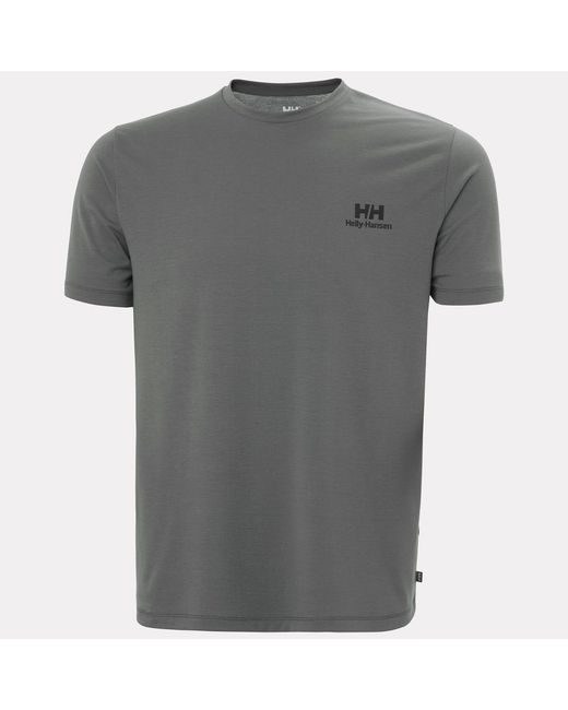 Helly Hansen Gray Skog Recycled Graphic T-Shirt for men