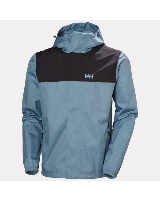 Helly Hansen Blue Vancouver Rain Jacket for men