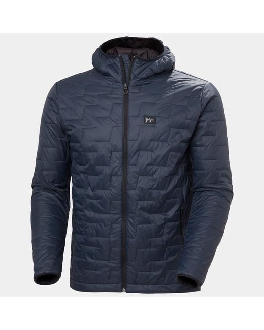 Helly Hansen Blue Lifaloft Hooded Insulator Jacket for men